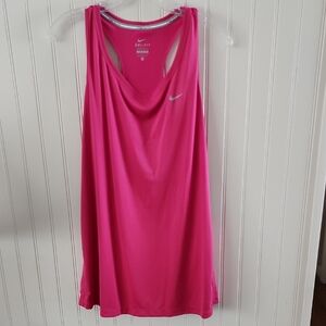 Nike Women's Bright Pink Tank Top Dri Fit